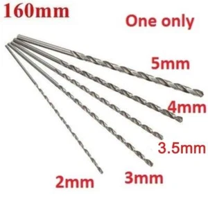 Spiralbohrer 2-5 mm extra lang 160mm geschliffen Bohrer Metallbohrer - Bild 1 von 9