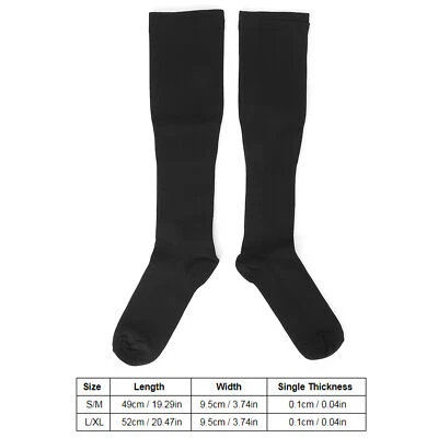 Compression Socks Elastic Soft Breathable Running Sports Socks For Men Women HEN - Image 1 of 4