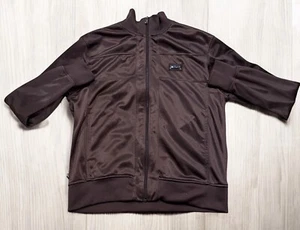 CAVI brown Tracksuit Jacket men’s size Large Euro Classy And Fit Hard To Find - Picture 1 of 1