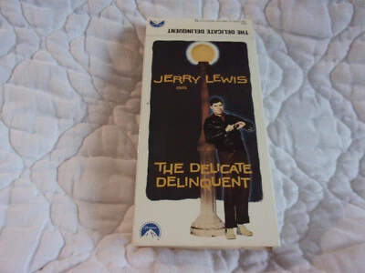 THE DELICATE DELINQUENT VHS JERRY LEWIS POLICE ACADEMY COMEDY 50'S GANGS COPS - Image 1 of 4