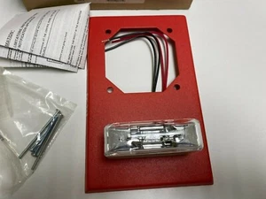 WHEELOCK 105379 LSP-12-HFR REMOTE STROBE RETROFIT PLATE RED 15cd - Picture 1 of 3