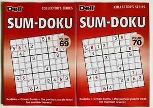 Menge 2 - Sum Doku Sudoku Ken Ken Puzzles DELL Penny Press Sorte Kenkenken 69-70 - Bild 1 von 5