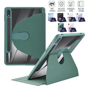 Shockproof PU Folio Smart Stand Case Cover For Samsung Galaxy Tab S9 S8 S7 A8 A7 - Picture 1 of 30