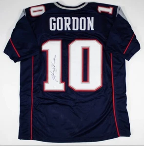 JOSH GORDON NEW ENGLAND PATRIOTS SIGNED STITCHED JERSEY JSA WITNESS COA - Picture 1 of 3