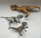 Jurassic Park World Dinosaur Toys Lot Of 3 Tyranosaurus Rex Indominus Rex Figure