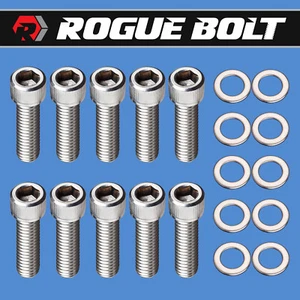 PONTIAC V8 INTAKE MANIFOLD BOLTS STAINLESS STEEL KIT 326 350 389 400 421 428 455 - Picture 1 of 1