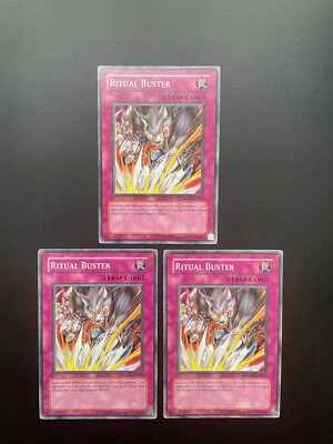 Yugioh Ritual Buster SOVR-EN077 Unlimited Edition Common LP/MP X3 - Image 1 of 2