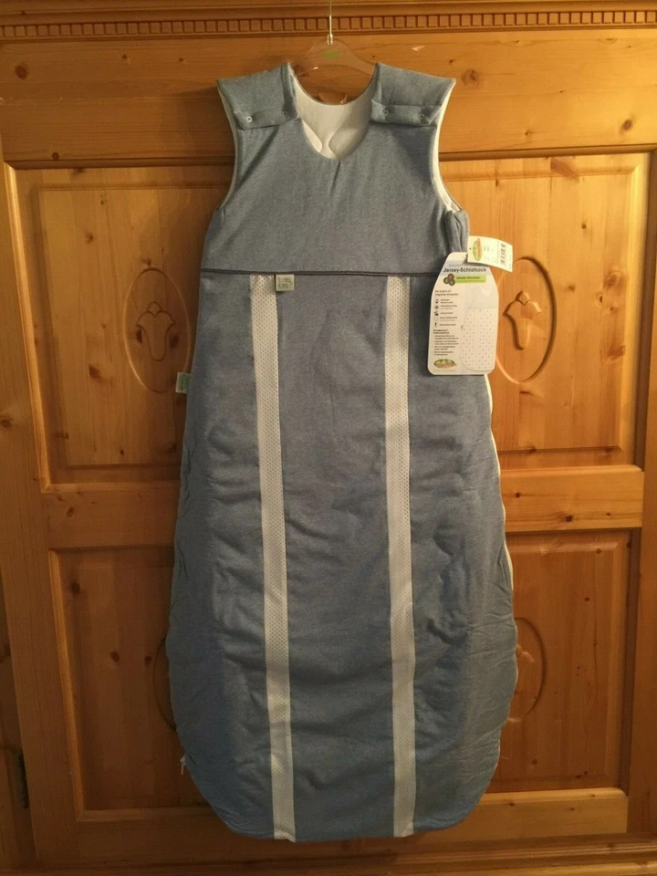  Winter Schlafsack 130 cm NEU Odenwälder Prima Klima blau meliert - Bild 1 von 1