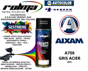 AIXAM A708 GRIS ACIER SPRAY 400ML - Imagen 1 de 3