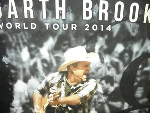Garth Brooks Konzert T-Shirt 2014 World Tour Chicago Atlanta Jacksonville Größe S - Bild 1 von 6