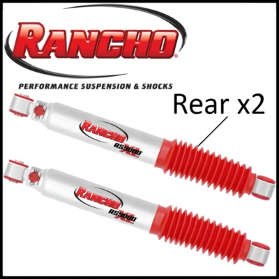 Пара задних газовых амортизаторов Rancho RS9000XL подходит для Nissan Xterra 4WD 2005-2015 годов выпуска - Изображение 1 из 3