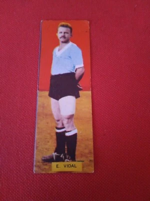 collectible card of the great Uruguayan soccer player Vidal world champion 1950  - Image 1 of 2