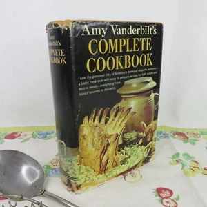 Amy Vanderbilts Complete Cookbook Andy Warhol Drawings 1961 First Edition DJ - Picture 1 of 10