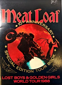 Meat loaf Lost Boys & Golden Girls World Tour 1988 concert Programme tour book - Picture 1 of 13