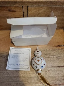 Vintage Lenox Collection Jeweled Spire Christmas Tree Ornament W/ COA 2004 - Picture 1 of 8