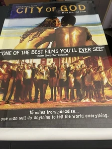 City of God 2001 Movie Poster 24"x36" Glossy Unframed Rolled EXC #37 - Picture 1 of 5