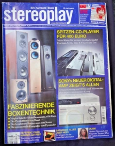 STEREOPLAY 9/05,TRANSROTOR ORION,SME 3500,MARANTZ PM 15 S 1,SONY STR DA 7100 ES, - Bild 1 von 4