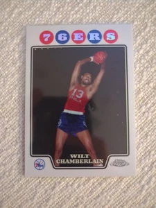 2008-09 Topps Chrome Refractor #178 WIlt Chamberlin - Picture 1 of 2