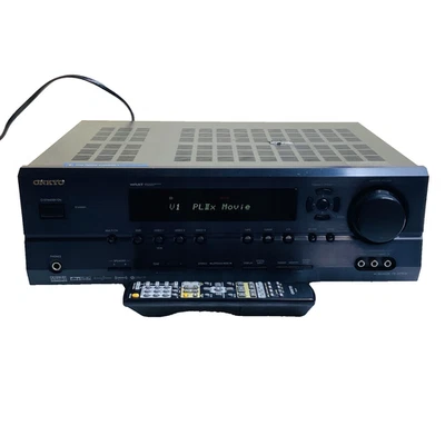 Onkyo TX SR504 7.1 Channel 75 Watt Per Channel Stereo Receiver W/Remote Bundle - Image 1 of 4