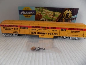 1933-1973 RAILRODAD MODELS  40TH HOBBY YEARS BAGAGE  BY ATHEARN PO - Picture 1 of 4