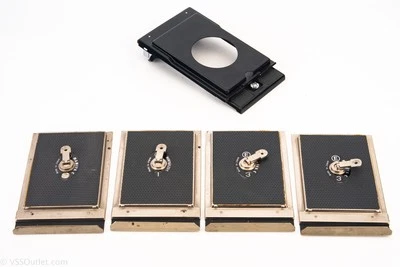 Accesorio de película de placa de exposición única Mamiya C330 trasero y 4 soportes V26 Foto 1 de 4