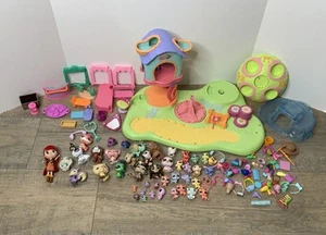 Vintage Current LPS Littlest Pet Shop Huge Bulk Set Pets Accessories Playset - Picture 1 of 12