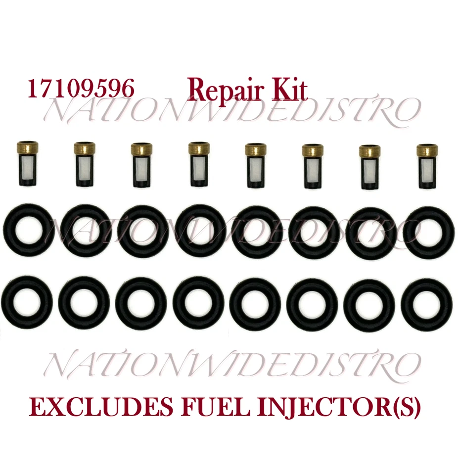Kit de reparación de inyectores de combustible para 96-00 GMC P3500 Chevrolet C2500 C3500 K2500 Foto 1 de 1