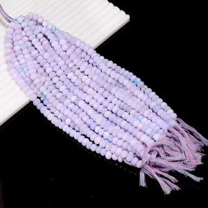 Purple Opal Gemstone Rondelle Shape Smooth Beads 6X6 8X8 mm Strand 8" GB-1000 - Picture 1 of 4