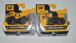 CAT CATERPILLAR LITTLE MACHINES - DUMP TRUCK & EXCAVATOR - Picture 1 of 4
