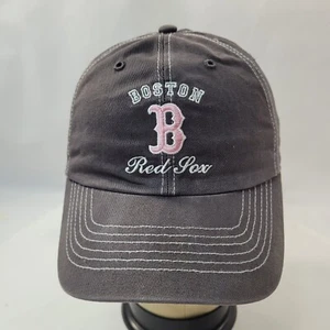 Boston Red Sox Women's Baseball Cap Hat Strapback Gray OSFA - Picture 1 of 10