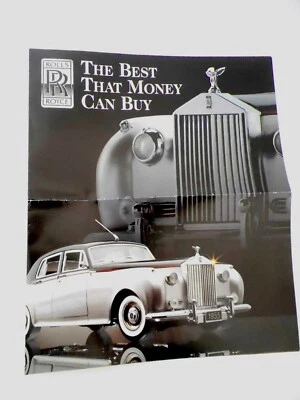 BROCHURE ONLY Franklin Mint  1955 Rolls Royce Silver Cloud - Image 1 of 2
