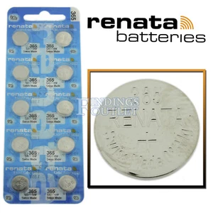 365 Renata Watch Battery SR1116W Swiss Made 0% Mercury Official Distributor - Picture 1 of 3