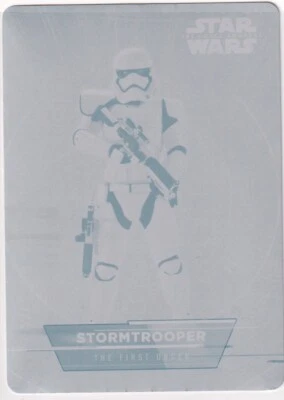 2015 Topps Star Wars Masterwork Printing Plate 6 Stormtrooper 1/1 - Image 1 of 2