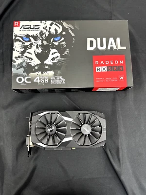 ASUS AMD Radeon RX 580 4GB GDDR5 Graphics Card (DUAL-RX580-O4G) - Image 1 of 3