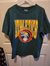 Vintage Oakland Athletics T-Shirt Adult Size XL MLB Single-Stitch USA Made 1990