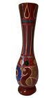 Mexican Vase Clay Terra Cotta Handmade 14 inches Tall Hecho En Mexico