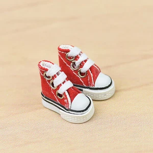 Mini Canvas Shoes Decoration Easy To Install Mini Sneakers Finger Shoes For - Picture 1 of 7