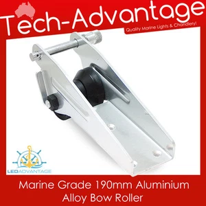 190 mm Aleación de aluminio Barco Anclaje Arco Enrollador de Imprito con Pin de Bloqueo de Carga de Resorte - Imagen 1 de 6