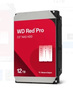 Western Digital WD Red Pro 12TB 3.5' NAS HDD SATA3 7200RPM 256MB Cache 24x7 300T - Picture 1 of 1