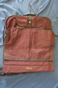 New Vintage American Tourister Travel Garment Suit Bag Hanging Luggage Dk Mauve - Picture 1 of 7