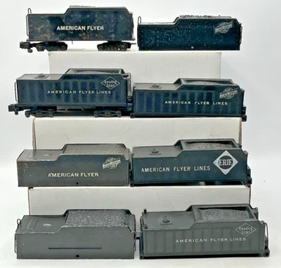 Lot of (8) Gilbert American Flyer S Gauge Atlantic Tender Shells + - Image 1 of 4