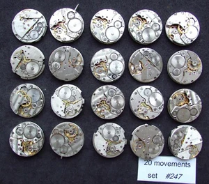 Lote 20 movimientos de reloj para hombre WOSTOK POBEDA POLJOT RAKETA ZIM piezas Steampunk #247 - Imagen 1 de 1