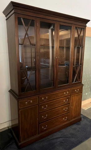 Henkel Harris Mahogany China Cabinet Cover
