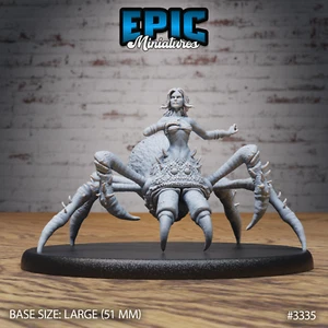 6K Resin 32mm Epic Miniatures Arachne Spider Lady (Large) for D&D - Picture 1 of 2