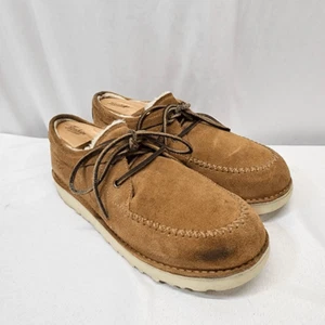 UGG Mens 10 Campout Low Chukka Boot Sheepskin Sherpa Lined Lace-Up - Picture 1 of 11