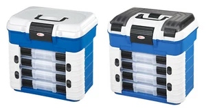 Angelbox Angelkoffer mit Zubehörbox Köderbox Sortierbox 400 x 420 x 303 mm - Bild 1 von 15