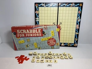 SCRABBLE FOR JUNIORS BOARD GAME BY SPEARS - RARE - VINTAGE - COMP 🔥 - Picture 1 of 12