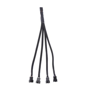 PWM Fan Splitter 4pin Adapter Cable 1 to 1 2 3 4 Computer CPU Fan Splitter C.Z0 - Picture 1 of 12