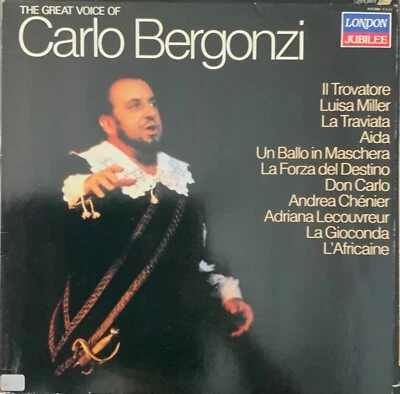 CARLO BERGONZI-THE GREAT VOICE-ORIGINAL 1983 DECCA LONDON ffrr 414 200-1 VINYL Foto 1 de 2