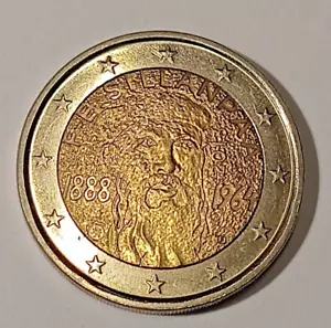 Finlandia *Conmemorativo * 2 eur *2013 * F.E.Sillanpää * Estado 1+ * - Imagen 1 de 2